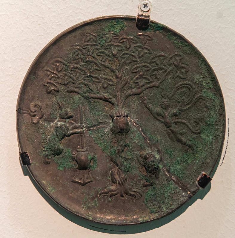 Bronze Mirror with Moon Palace Design, Tang Dynasty (618-907), National Museum of China
