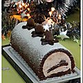 Bûche façon forêt noire aux framboisines®