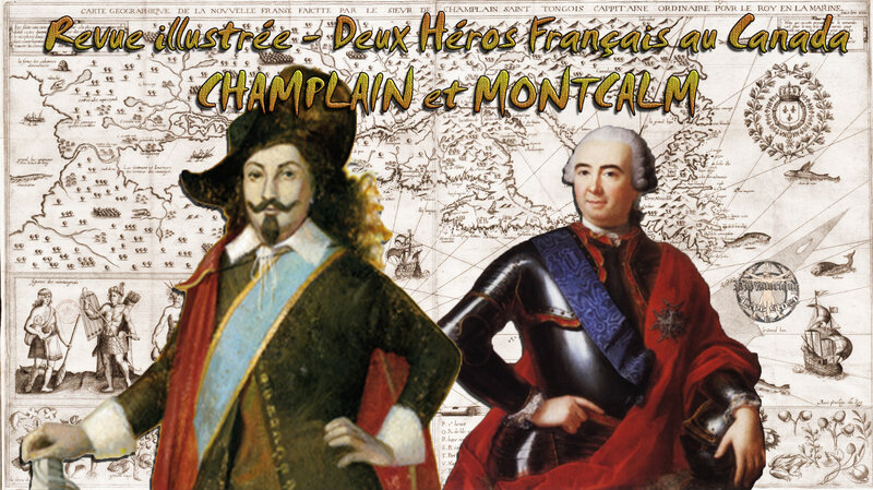Revue illustrée - Deux Héros Français au Canada CHAMPLAIN et MONTCALM Carte_geographique_de_la_Nouvelle_France