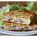Gaufres fourrées jambon fromage