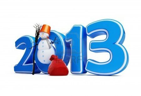 14439485-pupazzi-di-neve-nuovo-anno-2013-su-uno-sfondo-bianco