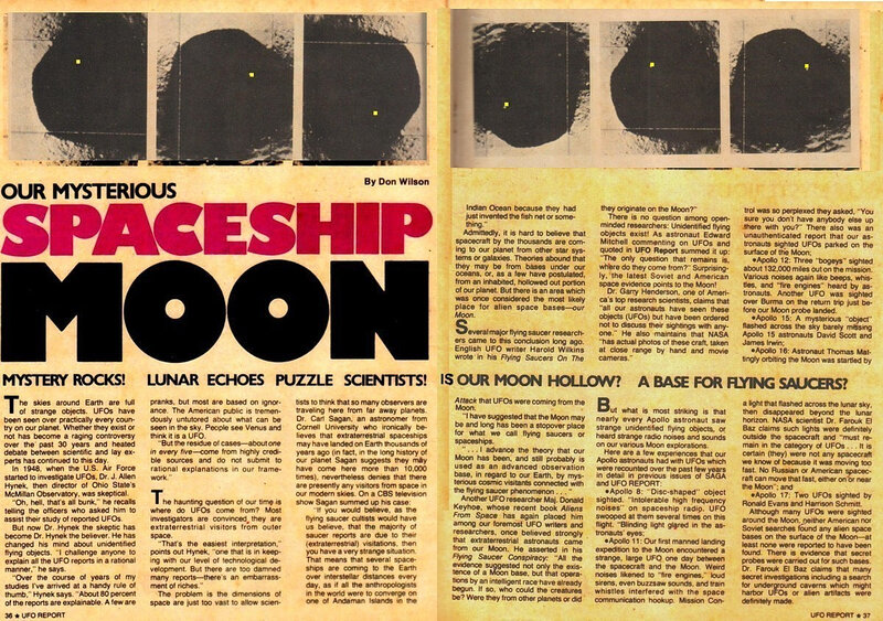 UFO report Juin 1976 pages 36-37 extrait don wilson book