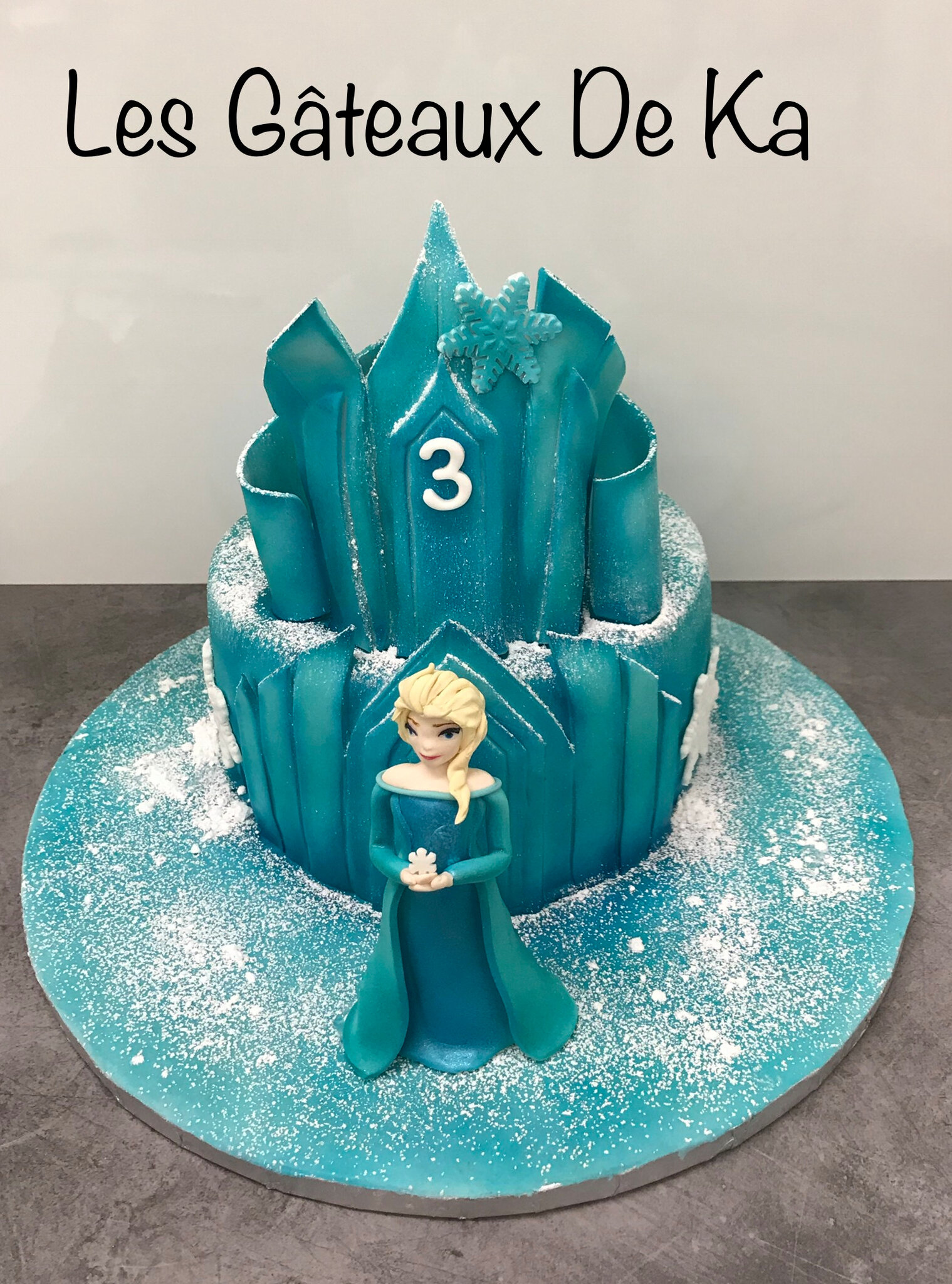 Décoration pour gâteau à thème La Reine des neiges Décoration pour gâteau  Château Décoration pour gâteau