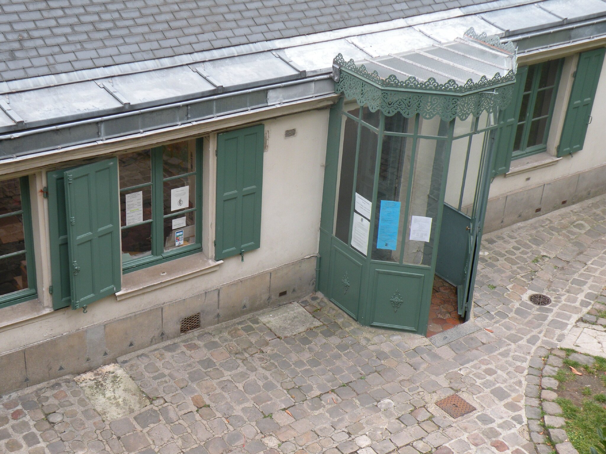 Maison De Balzac 47 Rue Raynouard 75016 Paris entrée de la maison de Balzac rue Raynouard à Paris - Photo de une