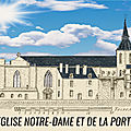 La rochelle, église notre-dame-de-cougnes - don d’isambert de châtelaillon aux moines de cluny de l'île d'aix 1067