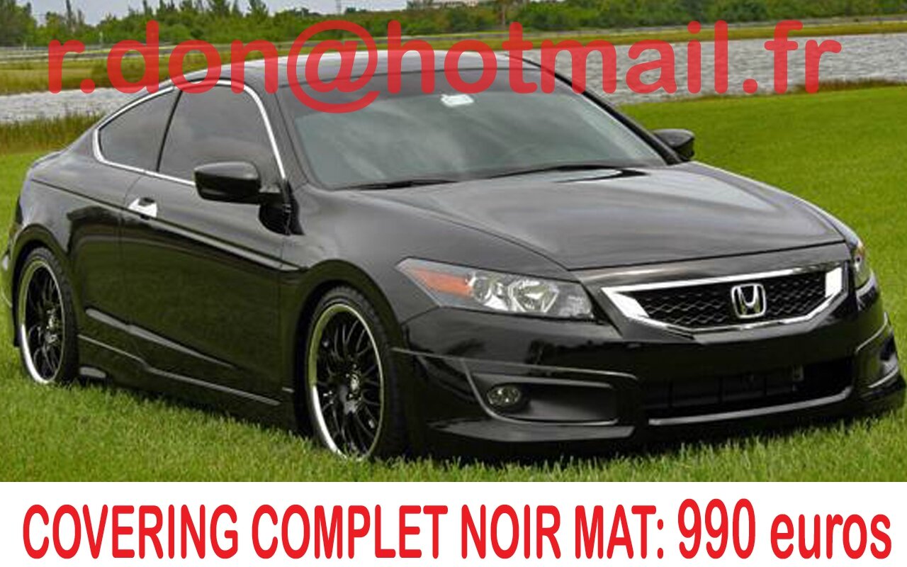 Honda Accord, Honda Accord, covering Honda Accord, Honda Accord noir