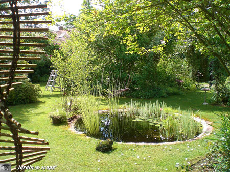 Le Jardin de Chantal et Alain Touzeau - Le bassin circulaire