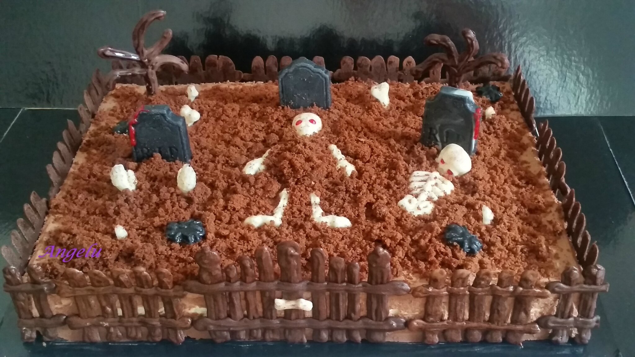 Osez le gâteau cimetière pour le goûter d'Halloween