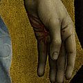 The descent from the cross (detail), rogier van der weyden, ca.1435-38