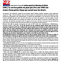 Lettre ouverte ouverte du syndicat cgt territoriaux au maire du blanc-mesnil!