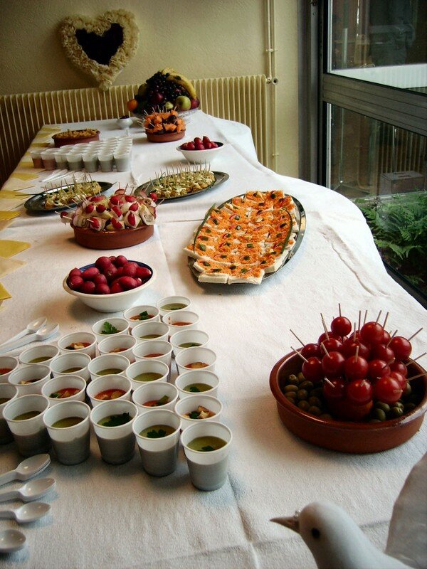 recettes du buffet les entrées Pause cuisine