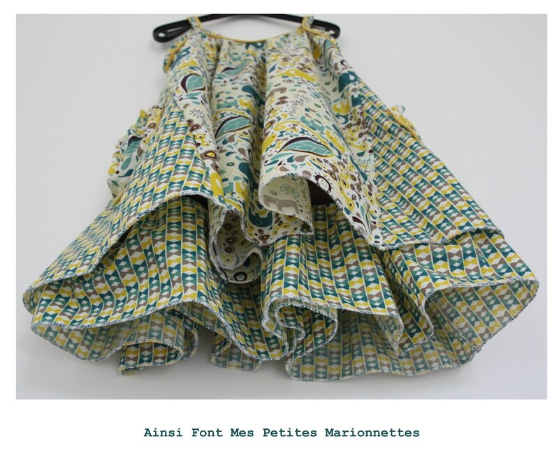 robe de lorine animaux moutarde 5