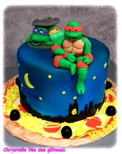 Gateau Tortue Ninja Les Gourmandises De Kiki