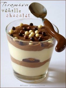 Tiramisu vanille chocolat