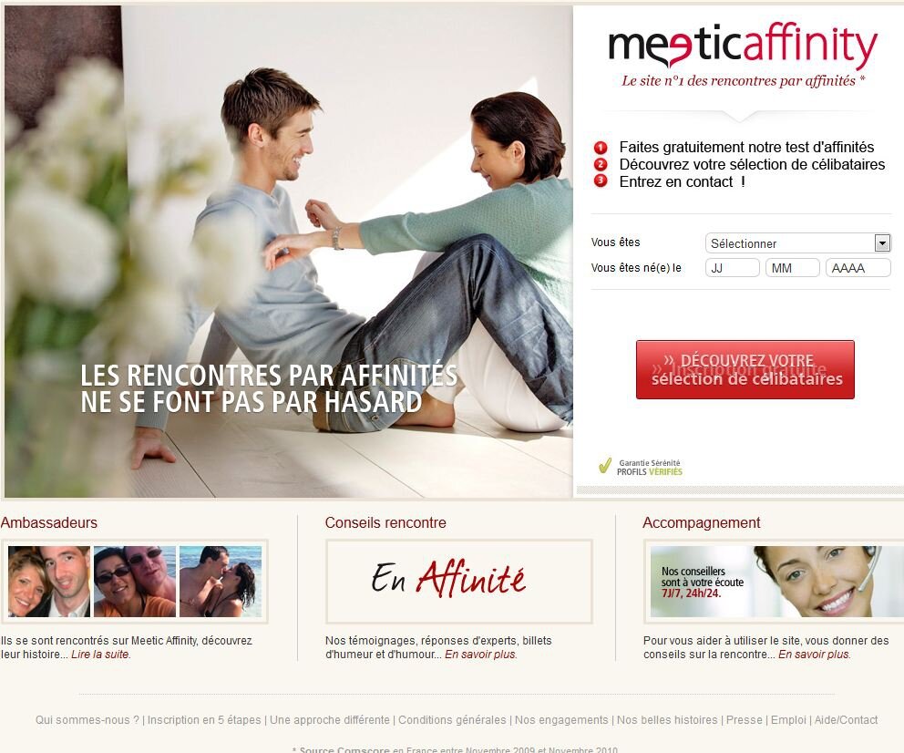 site rencontre par affinité gratuit