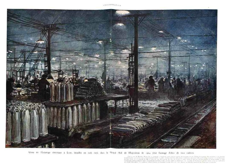 L'Illustration usine de Lyon Flameng