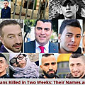 17 palestiniens ont été tués au cours des deux dernières semaines. ce n’est pas du terrorisme ?