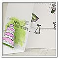 Une carte d'anniversaire ...