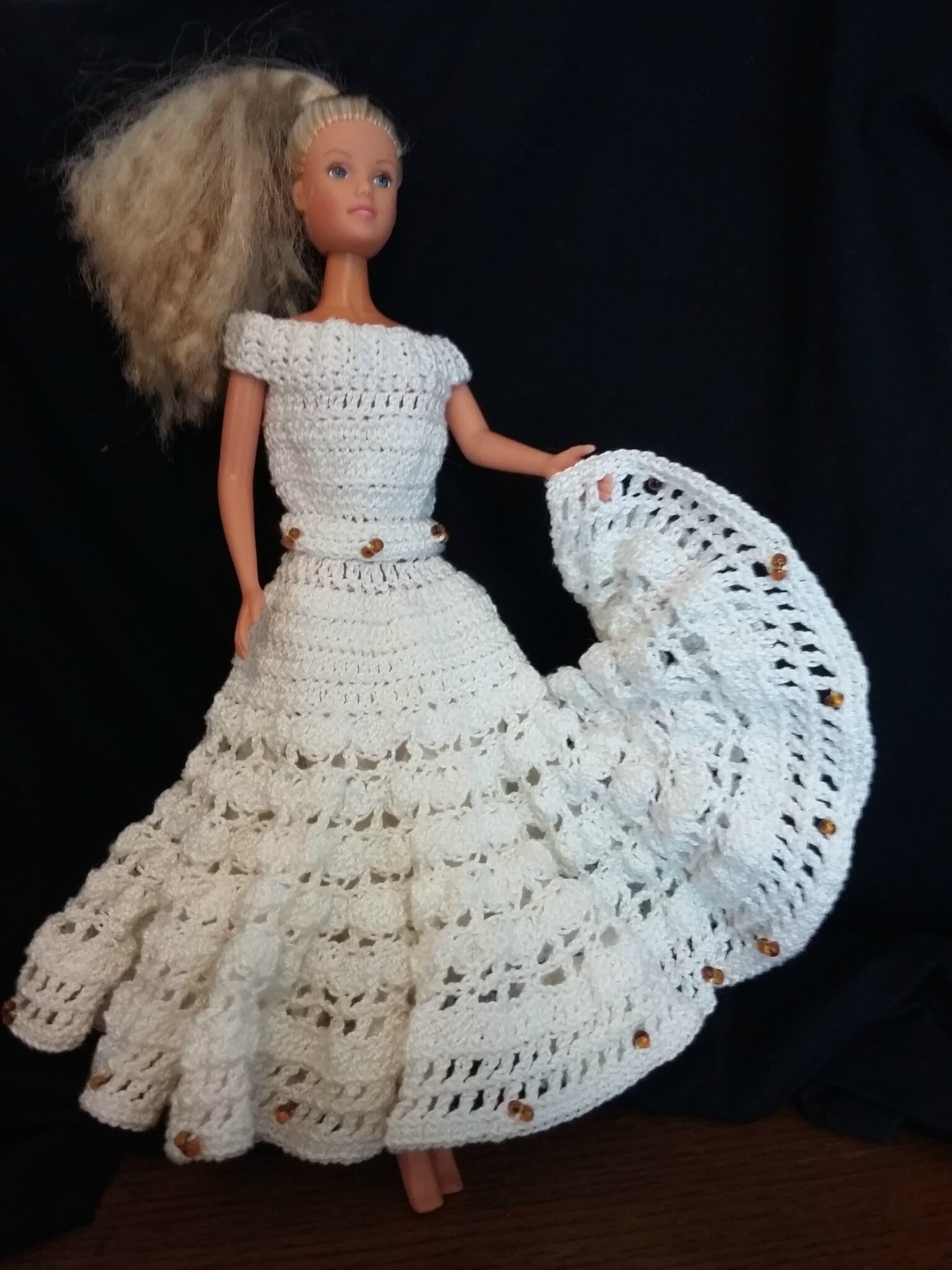 crochet robe barbie