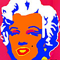 Andy Warhol Maryline Monrooe Version - Copie