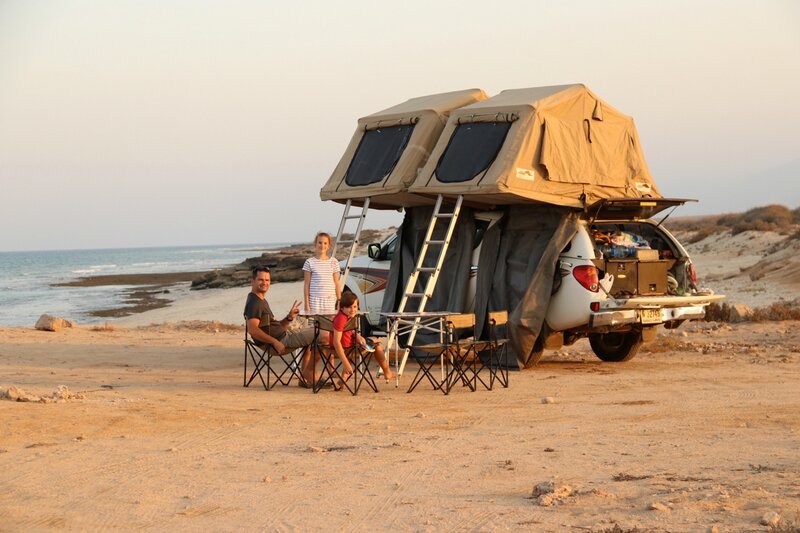 campement n°1 plage du côté de Finns