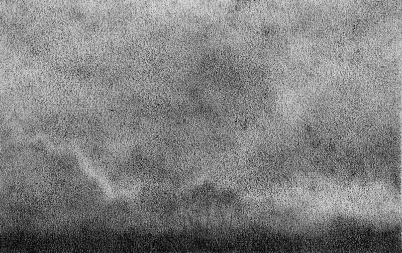 Brouillard à Wasteland V, stylo bille sur papier, 5,4x8,5, 2017