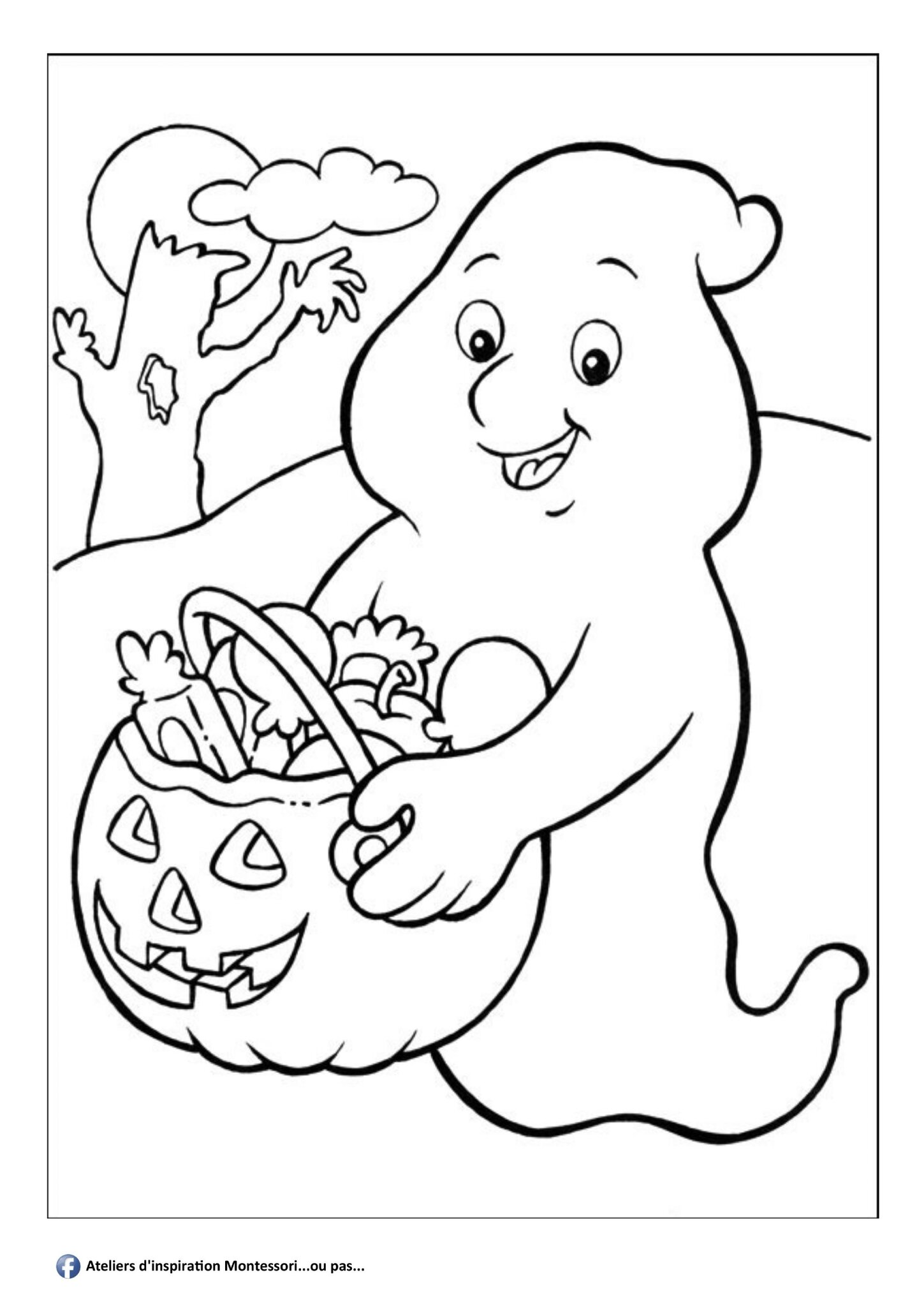 Coloriages Halloween  Assistante maternelle au quotidien (celinefassmat)