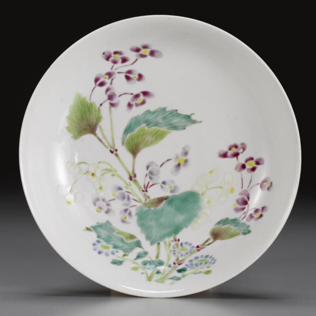 A 'Boneless' 'Famille Rose' Saucer Dish. Yongzheng Mark And Period ...