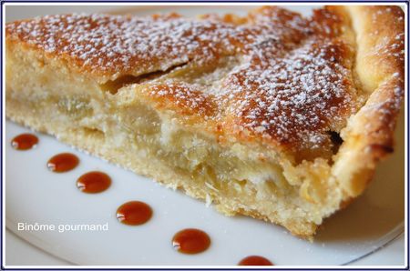 Tarte A La Rhubarbe Et A La Creme D Amandes Binome Gourmand