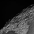 Détails cratères lunaires