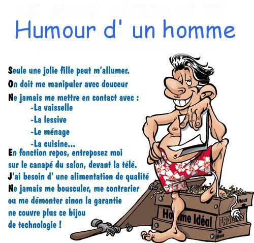 humour homme
