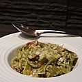 Haricots verts façon carbonara