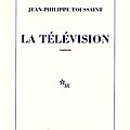 Livre : la télévision de jean-philippe toussaint (1997)