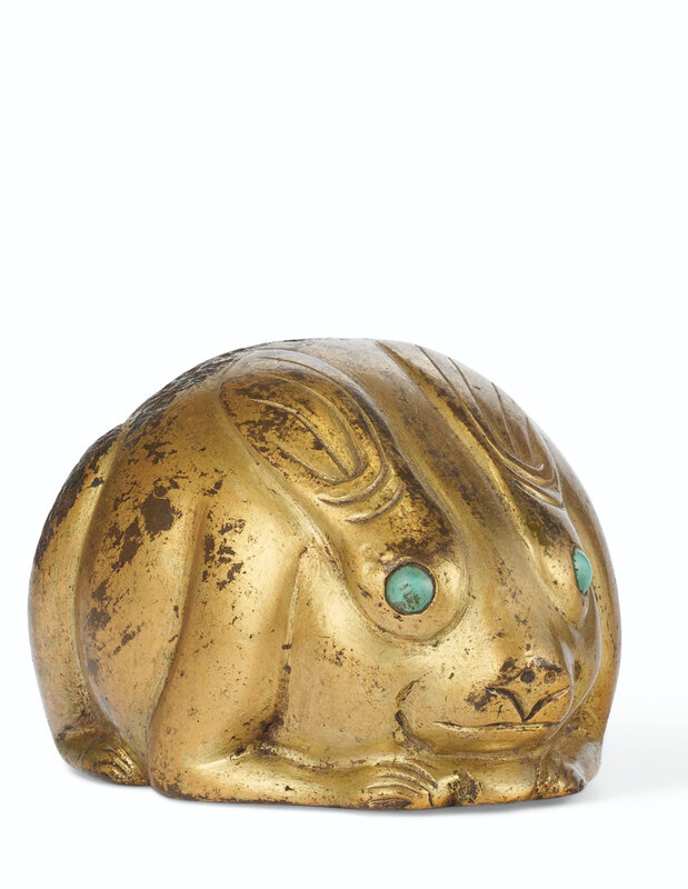 2020_NYR_19039_0901_000(a_rare_gilt-bronze_weight_in_the_form_of_a_recumbent_hare_china_tang_d034504)