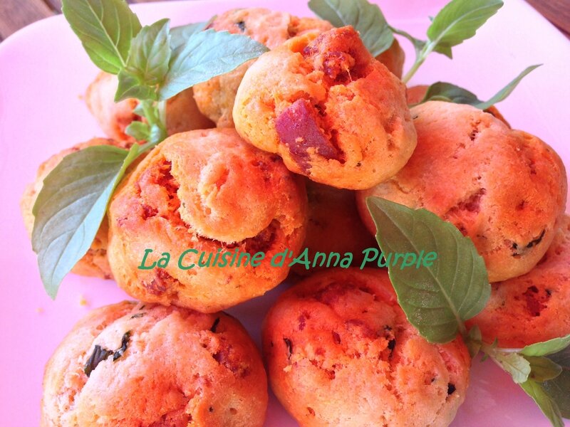 cookies chorizo basilic et parmesan - LA CUISINE DANNA PURPLE 3