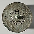 Mirror with Jade Disk Inset, China, Eastern Zhou dynasty (771-256 BC), late Warring States period (475-221 BC) - early Western Han dynasty (202 BC-AD 9)