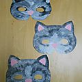 Nos masques chats