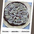 Galette poires/chocolat