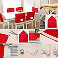 Habiller une chaise pour noel