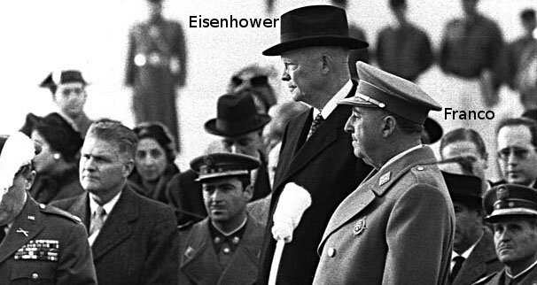 1959-Franco et Eisenhower a Madrid