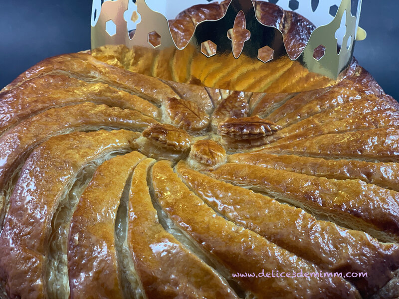 Galette des rois à la crème de noisettes