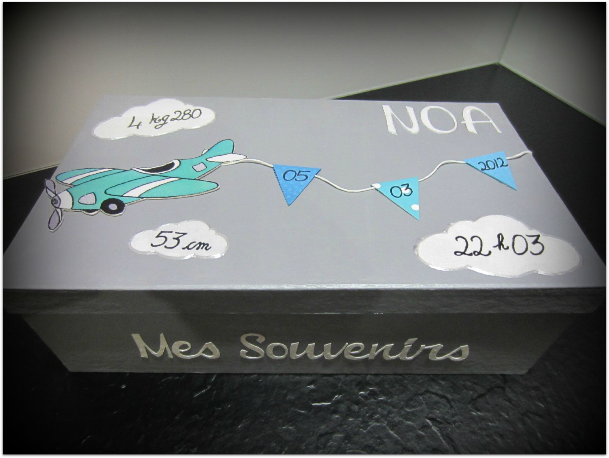 Boite A Souvenirs Pour Noa Audreylz Creations