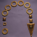 Gold waist belt decoration, western zhou dynasty (1046-771 bc)