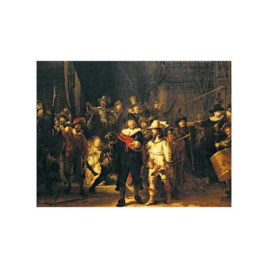Puzzle pour perdre son temps ... La ronde de Nuit - Rembrandt