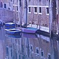 Venise, février 1993. 1, barques et reflets (3)