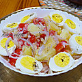 Slata batata- salade de pommes de terre traditionnelle a la bônoise