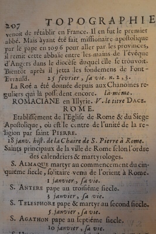 Robert d'Arbrissel (†1116) fondateur de Fontevraud ,archives écrits 1647