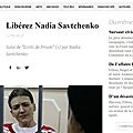 Nadia savtchenko, la «jeanne d'arc» de bhl, tient des propos antisémites
