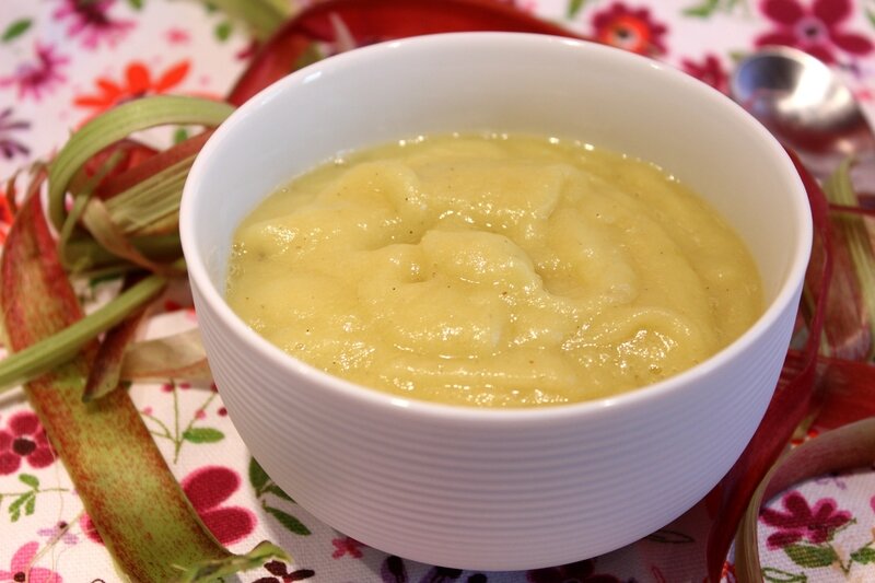 Compote à la pomme, rhubarbe et vanille Pour ceux qui aiment cuisiner