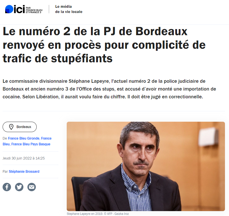 2022-11-29 22_16_00-Le numéro 2 de la PJ de Bordeaux renvoyé en procès pour complicité de trafic de